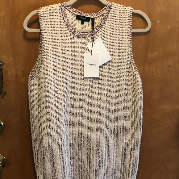 BNWT Knit Theory sleeveless sweater vest L Large - Picture 1 of 5